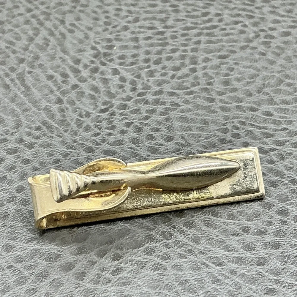 Vintage Washington DC US Capitol Cufflinks Tie Clip Set Gold Tone Mens Souvenir